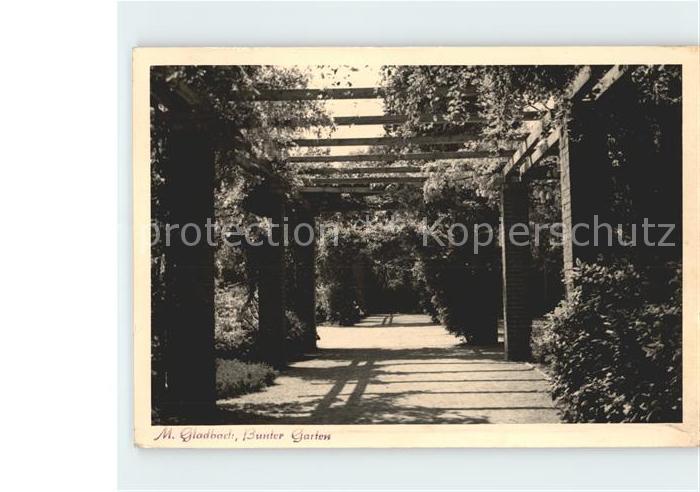 MoeNCHENGLADBACH NRW Bunter Garten Pergola