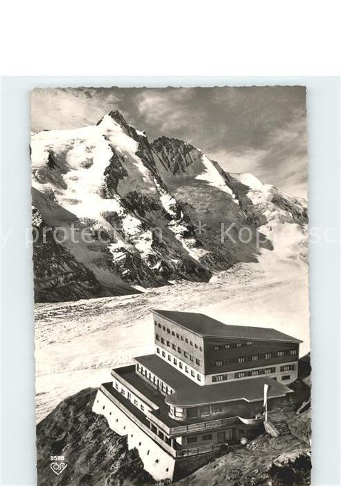 Grossglockner Kaiser Franz Josef Haus Fliegeraufnahme