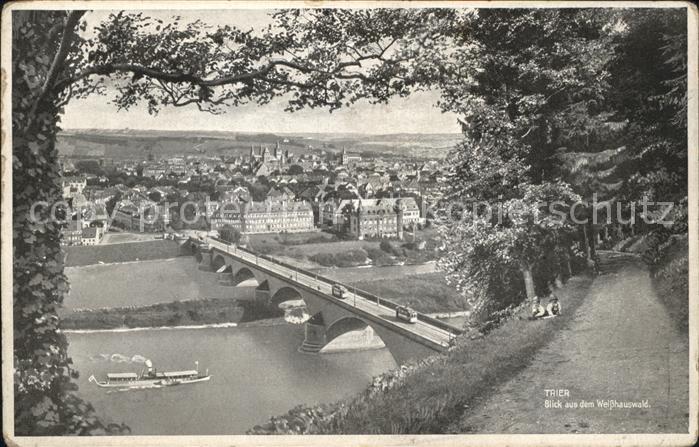 TRIER  CITY Blick aus dem Weisshauswald