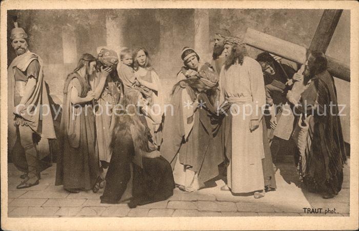 OBERAMMERGAU Bayern Passionsspiele Szene aus dem Kreuzweg