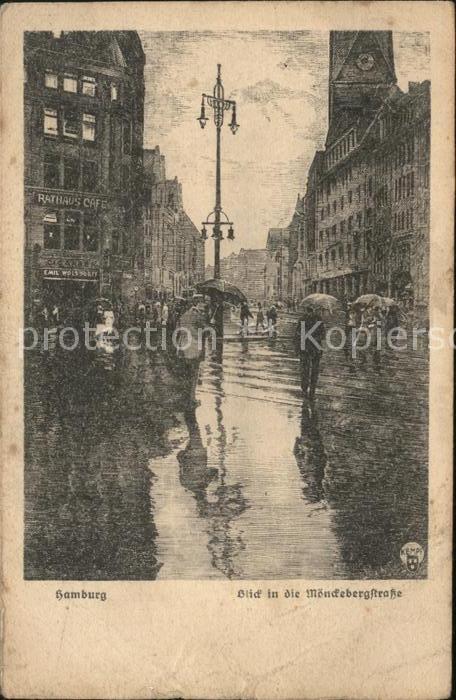 HAMBURG  CITY Blick in die Moenckebergstrasse