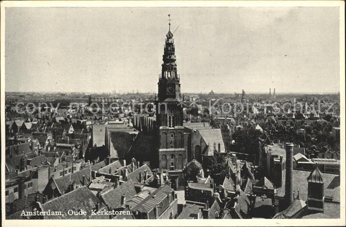 Amsterdam Niederlande Oude Kerkstoren