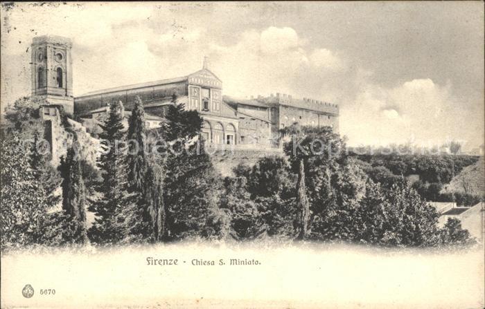 Firenze Florenz Chiesa S Miniate