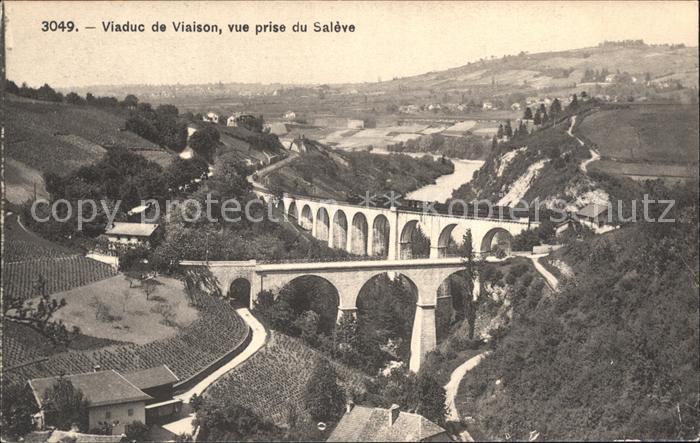 Saleve Viaduc de Viaison vue prise du Saleve