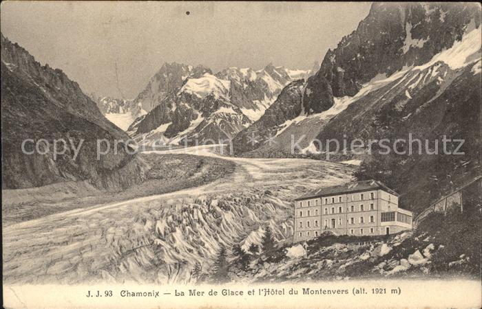 Chamonix La Mer de Glace et l Hotel du Montenvers