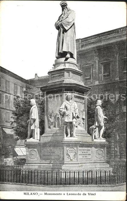 Milano Monumento a Leonardo da Vinci