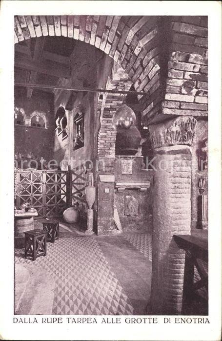 Roma Rom Dalla Rupe Tarpea alle Grotte di Enotria