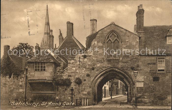 Salisbury Wiltshire St Anns Gate