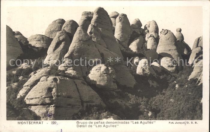 Montserrat Kloster Grupo de penas denominadas Les Agulles