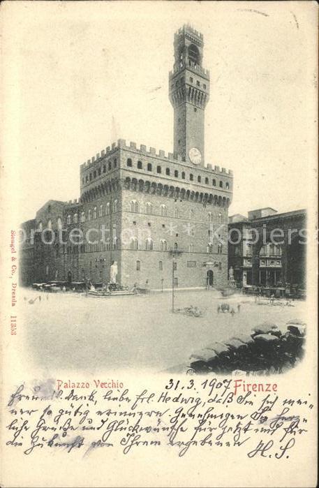 Firenze Florenz Palazzo Vecchio