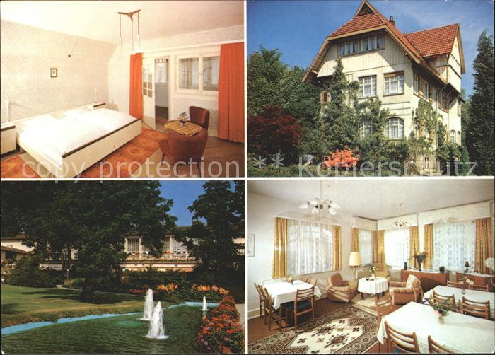 FREUDENSTADT BW Haus am Kurpark Zimmer Park Gaststube