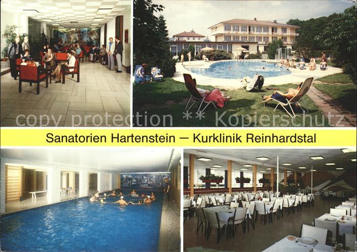 Reinhardshausen Sanatorien Hartenstein Kurklinik Reinhardstal Hallenbad Speisesa