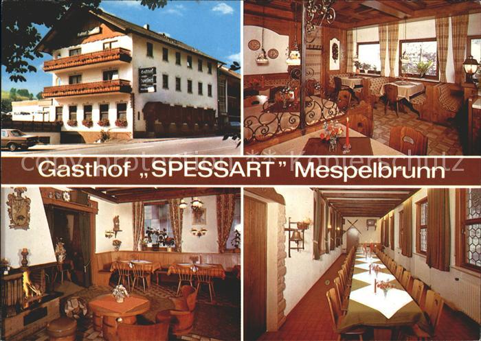 Mespelbrunn Gasthof Spessart Gastraum Speisesaal