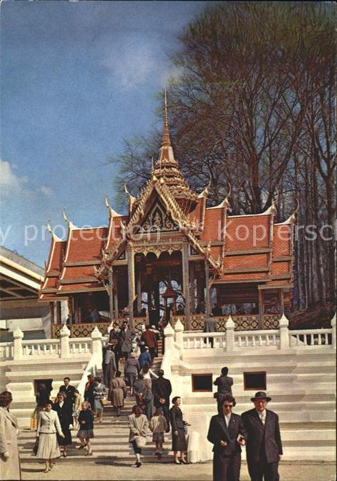 Bruessel Bruxelles Wereldtentoonstelling Brussel 1958 Pavillon van Thailand