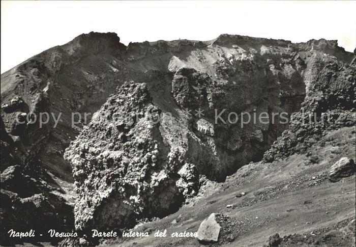 Napoli Neapel Vesuve Parol interieure du cratere