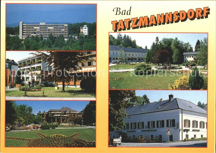 Bad Tatzmannsdorf Burgenland Kuranlagen Park Kurkonditorei