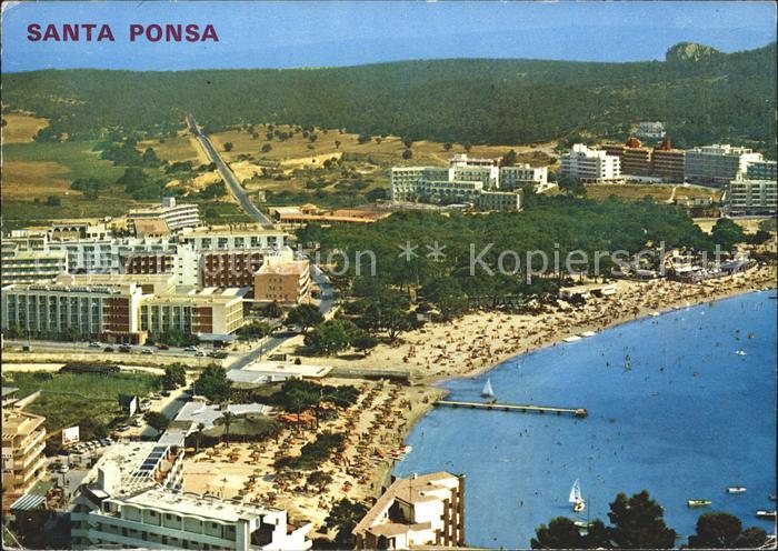 Santa Ponsa Mallorca Islas Baleares Fliegeraufnahme