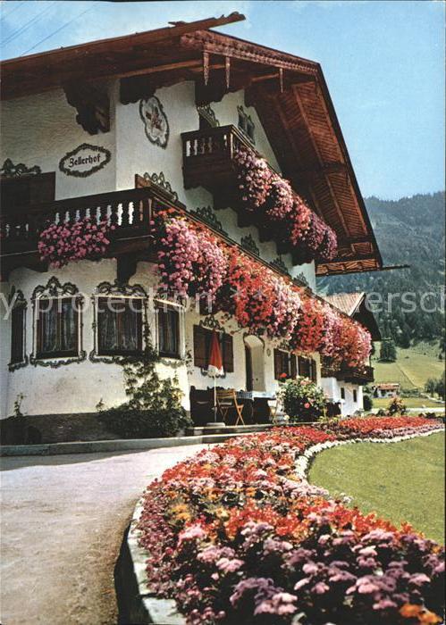 Bayrischzell Blumenschmuck am Zellerbauernhof
