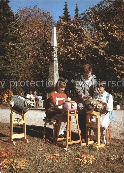 Johanngeorgenstadt Kloepplerinnen Postmeilensaeule