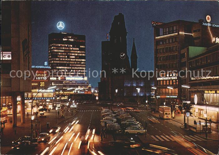 BERLIN  CITY Europa Center und Kaiser Wilhelm Gedaechtniskirche