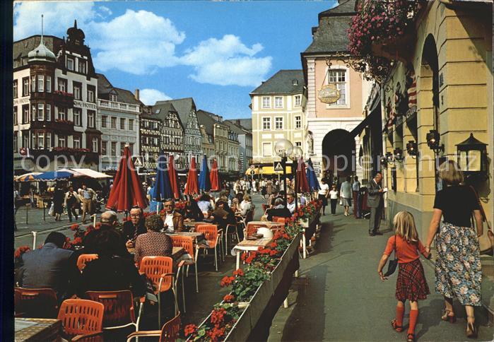 TRIER  CITY Am Hauptmarkt Strassencafe