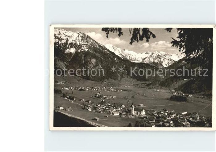 Hindelang mit Bad Oberdorf und Allgaeuer Alpen
