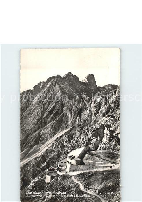 Innsbruck Innsbrucker Nordkettenbahn Bergstation Halfkar mit Brandjoch