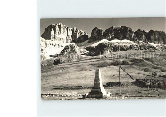 Passo Pordoi Gruppo Selle Cima pordoi