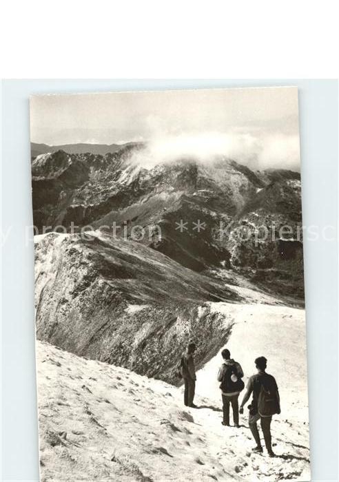 Bulgarien Abstieg vom Vihren im Pirin Gebirge