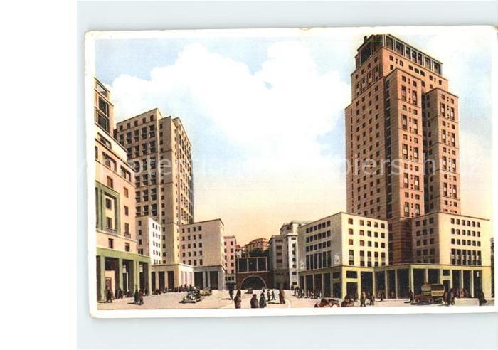 Genova Genua Liguria Via Dante etd i due Grattacieli