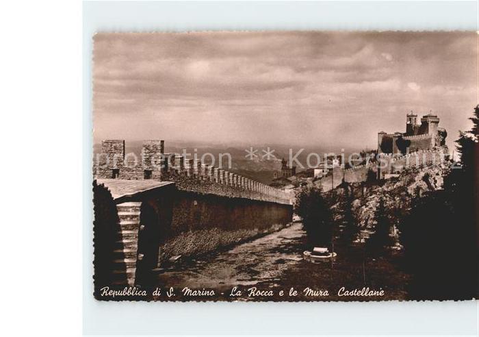 San Marino Repubblica La Rocca e le Mura Castallane