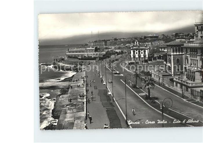 Genova Genua Liguria Corso Italia Lido d Albaro