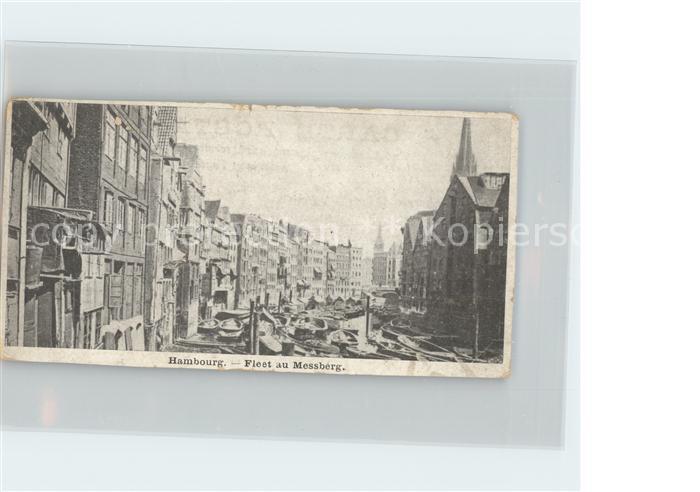 HAMBURG  CITY Fleet au Messberg