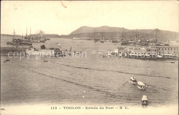Toulon Var Entree du Port
