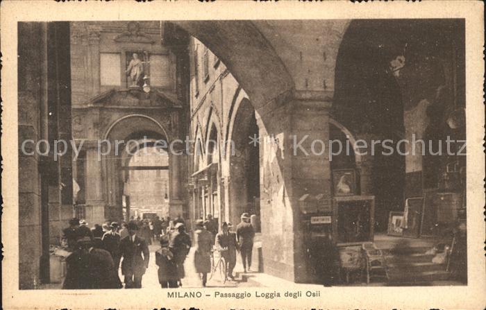 Milano Passagio Loggia degli Osii