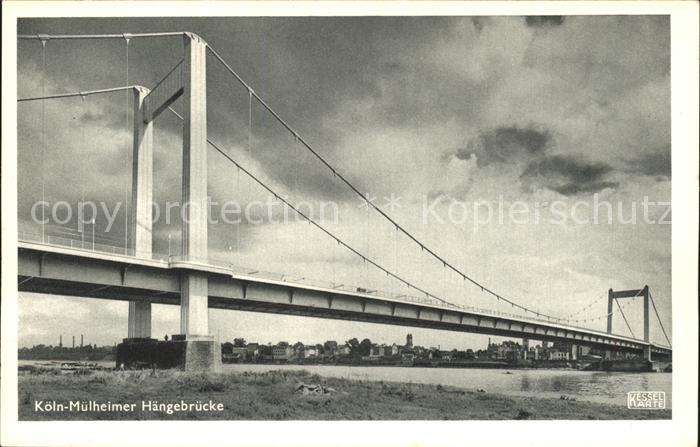 Muelheim Koeln Haengebruecke