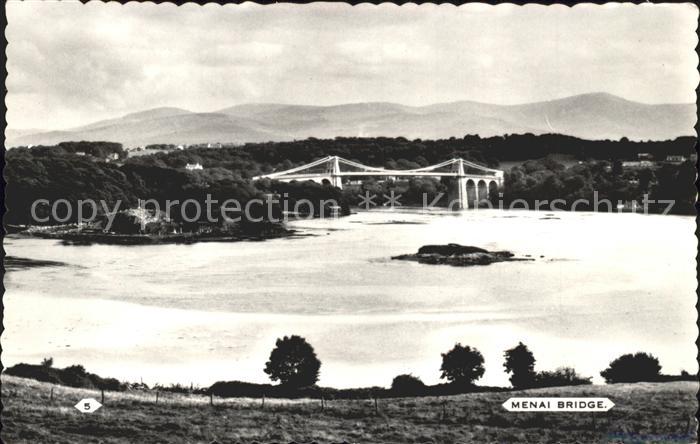 Anglesey Wales Menai Bridge
