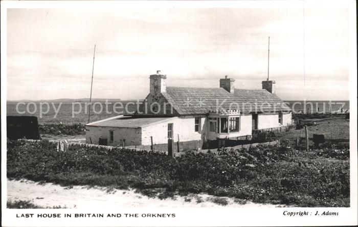 Orkney Islands Last House in Britain an The Orkneys