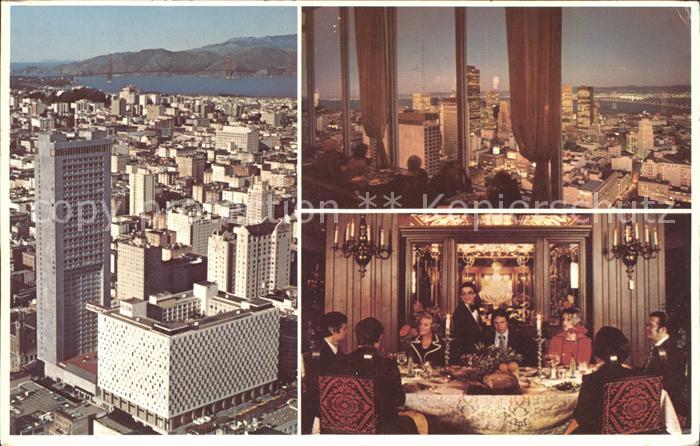 San Francisco California Hilton Hotel Tower Restaurant Skyscraper