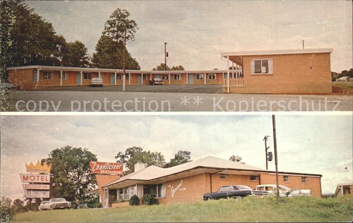 Salisbury North Carolina Chanticleer Motel and Restaurant