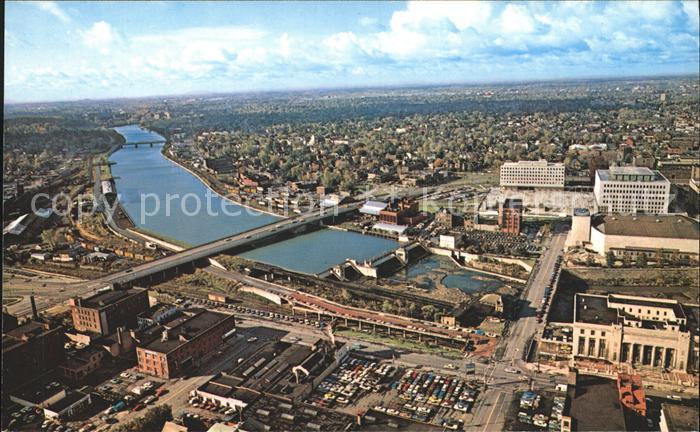 Rochester New York View as seen from top of Xerox Square Office Building