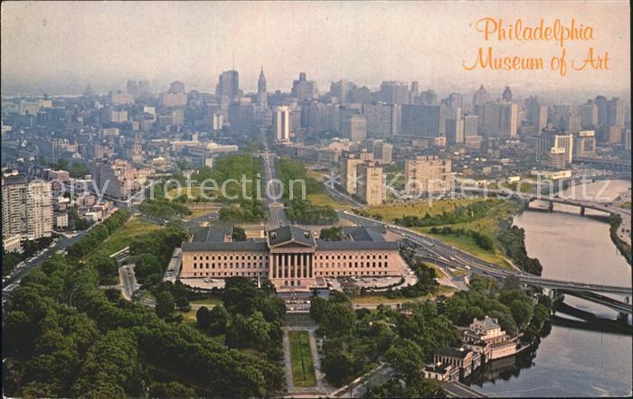 Philadelphia Pennsylvania Museum of Art Benjamin Franklin Parkway Skyline Skyscr