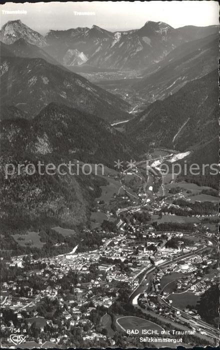 Bad Ischl Salzkammergut Panorama Blick von der Katrin Kabinenbahn mit Trauntal