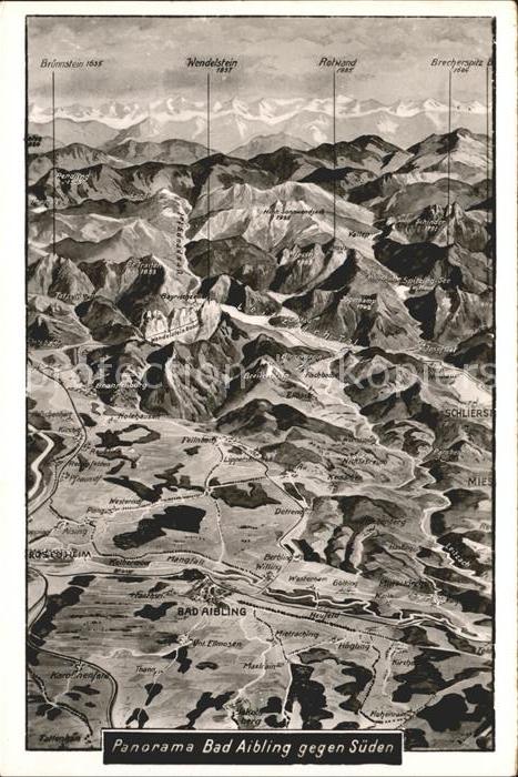 Bad Aibling Panorama gegen Sueden