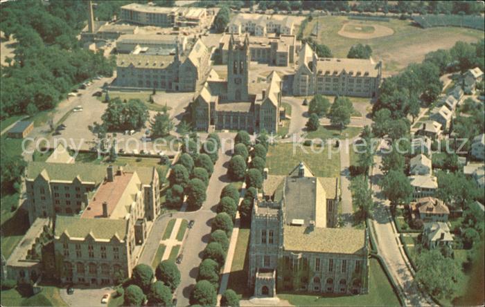 Chestnut Hill Boston College aerial view