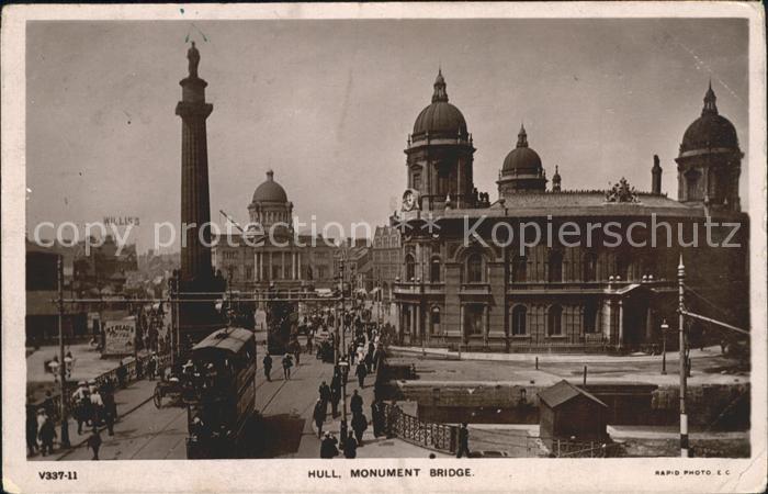 Hull UK Monument Bridge Column