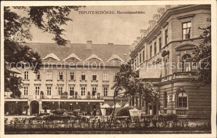 Teplitz-Schoenau Teplice Herrenhausbaeder