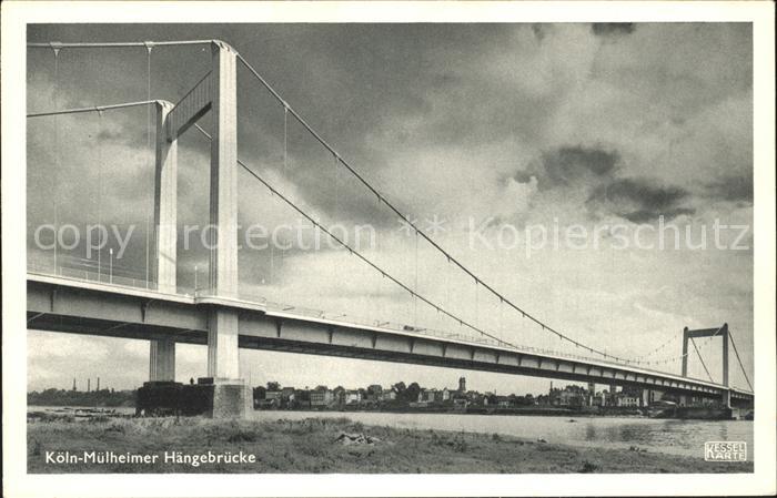 Muelheim Koeln Haengebruecke