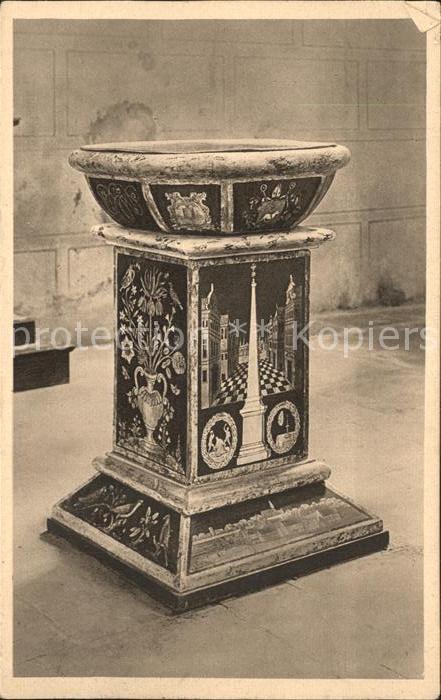 Lamspringe Weihwasserbecken Stuckmarmor Anfang 18. Jhdt. Klosterkirche