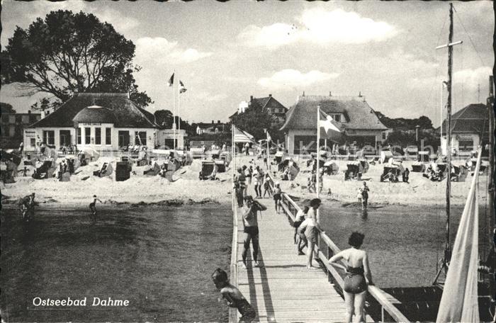 Dahme Ostseebad Strand Steg
